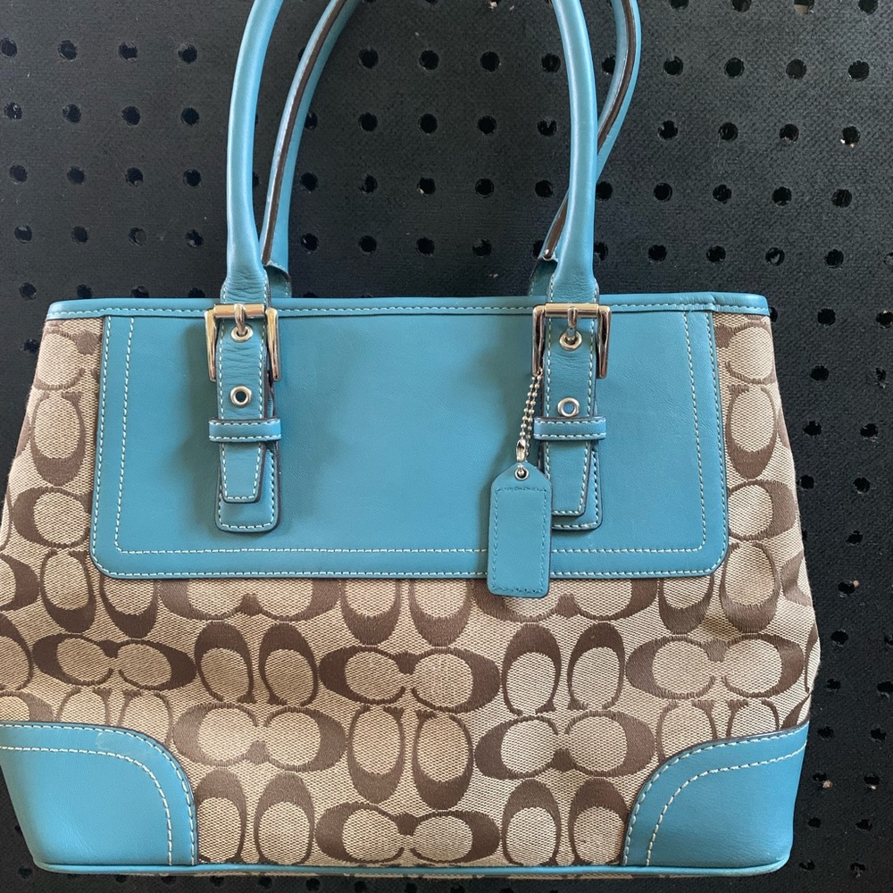 Coach Hampton Signature Carryall